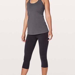Like new: Lululemon Cool Racerback in dark gray